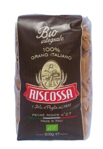 RISCOSSA PENNE N27 BIO 500G WŁOSKI PEŁNOZIARNISTY MAKARON