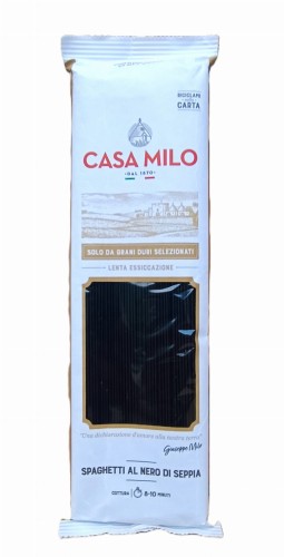 CASA MILO SEPIA SPAGHETTI 500G WŁOSKI MAKARON SEPIA