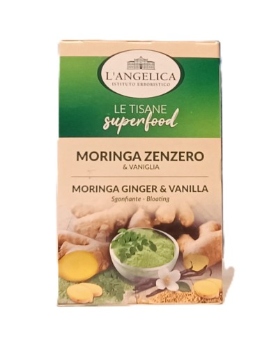L'ANGELICA HERBATA/NAPAR MORINGA Z IMBIREM I VANILIĄ 35 G