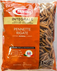 BARILLA INTEGRALE PENNETTE RIGATE 1 KG RURKI WŁOSKI MAKARON PEŁNOZIARNISTY