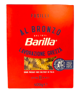 BARILLA AL BRONZO FUSILLI 400G SZORSTKI WŁOSKI MAKARON ŚWIDERKI
