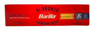 BARILLA AL BRONZO SPAGHETTI 400G SZORSTKI WŁOSKI MAKARON