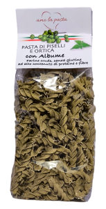 AMO LA PASTA MAKARON Z GROSZKU I POKRZYWY Z MĄKI BEZGLUTENOWEJ 250 G