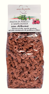 AMO LA PASTA MAKARON Z GROSZKU I BURAKA Z MĄKI BEZGLUTENOWEJ 250 G
